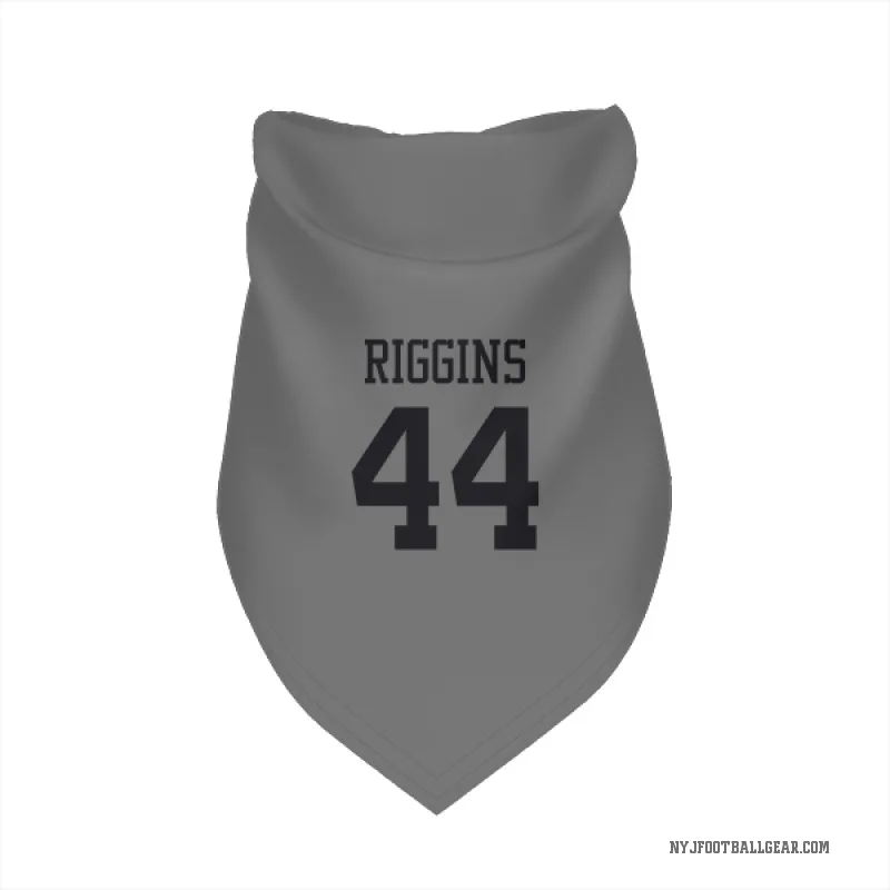 John Riggins  New York Jets   Silver Cat & Dog Pet Bandana