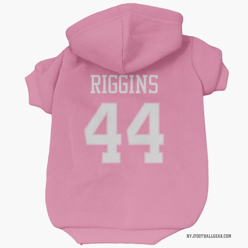 John Riggins  Pink New York Jets  Cat & Dog Pet Hoodie