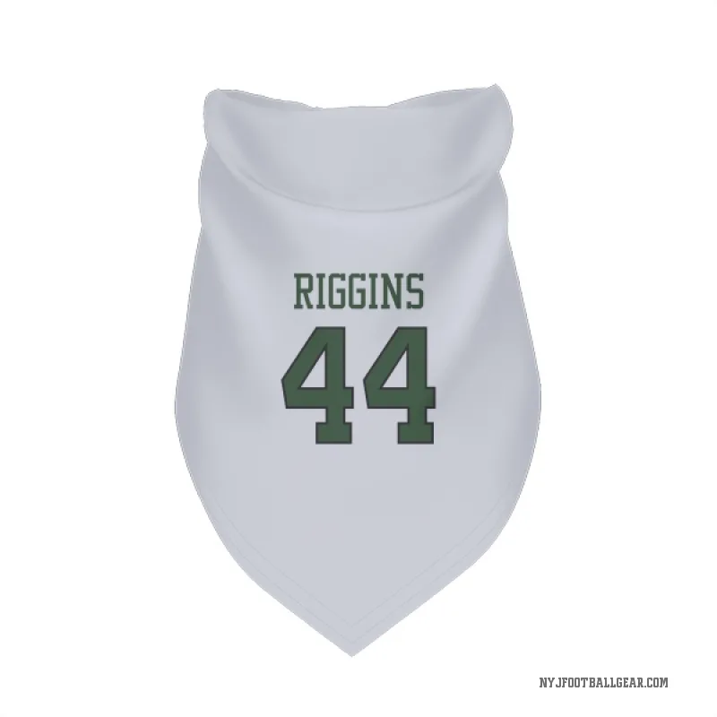 John Riggins  White New York Jets  Cat & Dog Pet Bandana