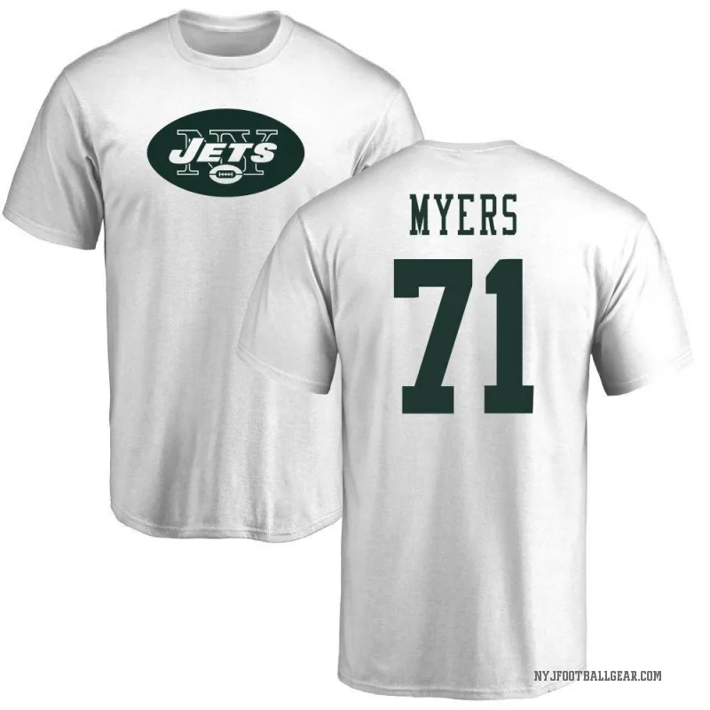 Josh Myers Youth White New York Jets Logo T-Shirt -