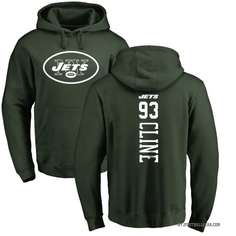Kameron Cline Men's Green New York Jets Pro Line Backer Pullover Hoodie