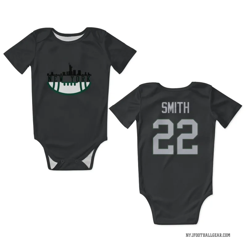 Keidron Smith  Black New York Jets  Newborn & Infant Bodysuit
