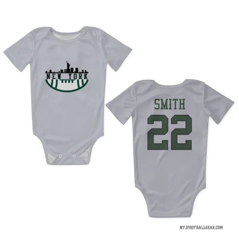 Keidron Smith  White New York Jets  Newborn & Infant Bodysuit