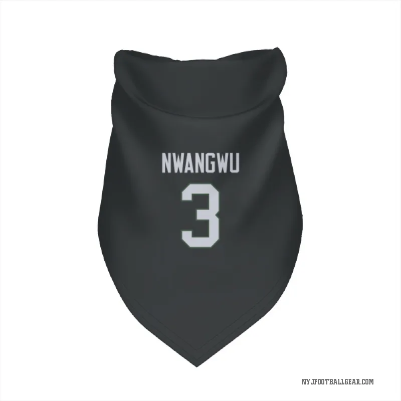 Kene Nwangwu  Black New York Jets  Cat & Dog Pet Bandana