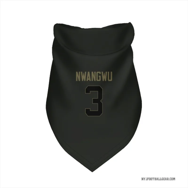 Kene Nwangwu  Black New York Jets  Service Cat & Dog Pet Bandana