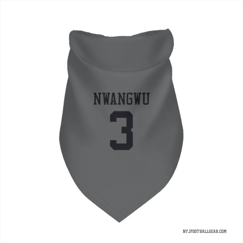Kene Nwangwu  Charcoal New York Jets  Cat & Dog Pet Bandana