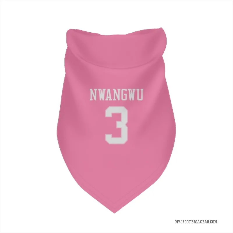 Kene Nwangwu  Pink New York Jets  Cat & Dog Pet Bandana