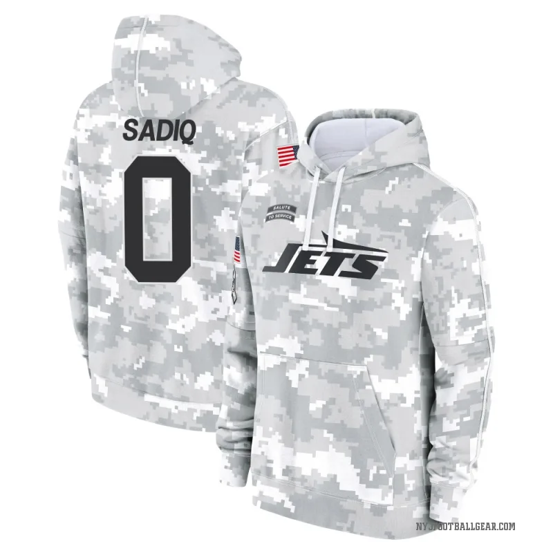 Kenyon Sadiq Men's Camo New York Jets Arctic 2024 Salute to Service Club Fleece Pullover Hoodie