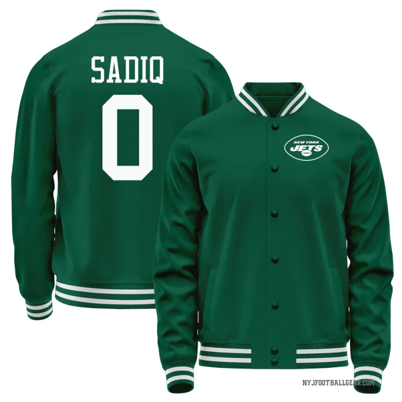 Kenyon Sadiq Men's Green New York Jets Full-Snap Jacket