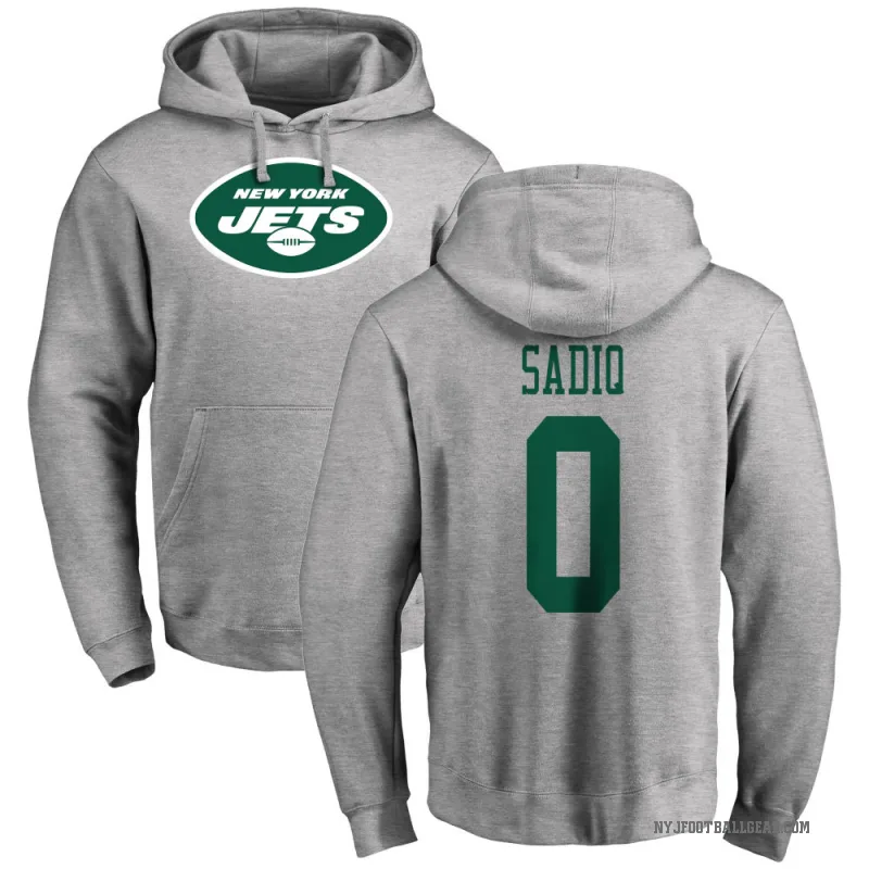 Kenyon Sadiq Youth New York Jets Pro Line Ash Logo Pullover Hoodie