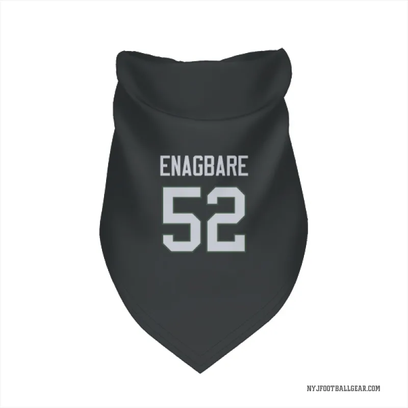 Kingsley Enagbare  Black New York Jets  Cat & Dog Pet Bandana