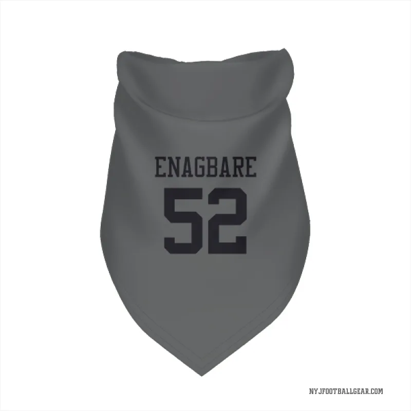Kingsley Enagbare  Charcoal New York Jets  Cat & Dog Pet Bandana