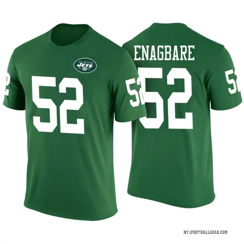 Kingsley Enagbare Men's Green New York Jets Color Rush T-Shirt