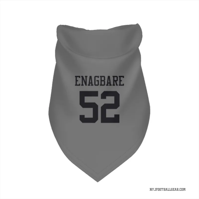 Kingsley Enagbare  New York Jets   Silver Cat & Dog Pet Bandana