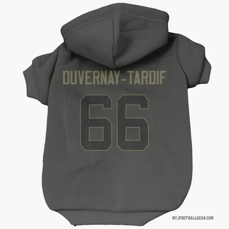 Laurent Duvernay-Tardif  Black New York Jets  Service Cat & Dog Pet Hoodie