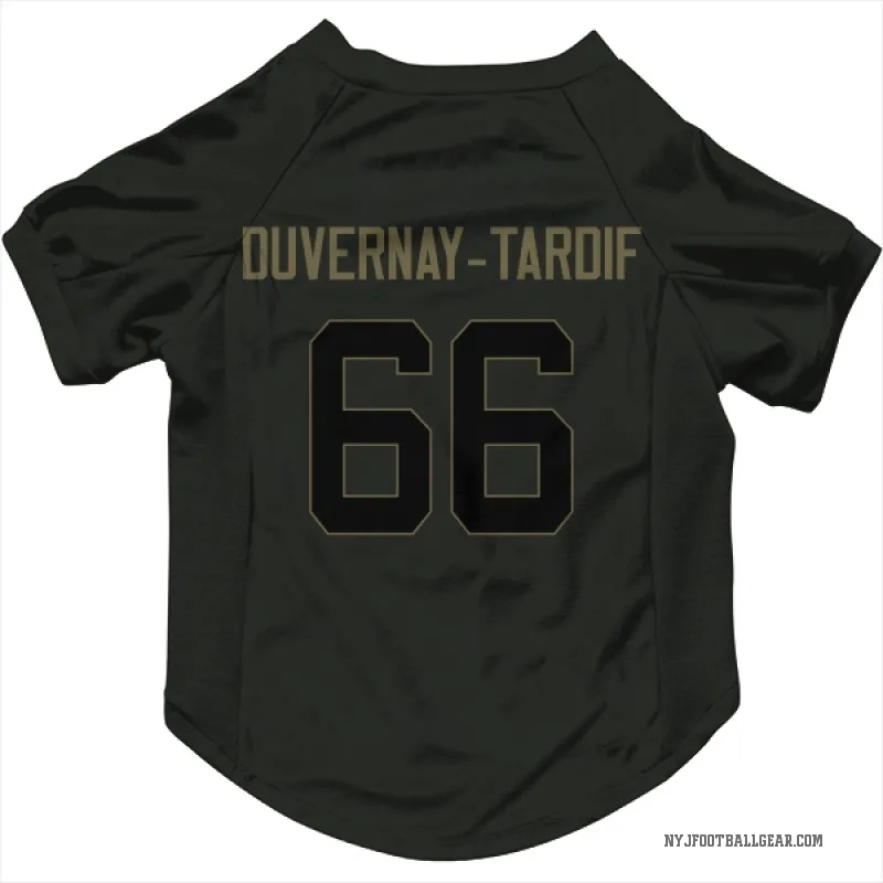 Laurent Duvernay-Tardif  Black New York Jets  Service Cat & Dog Pet Jersey