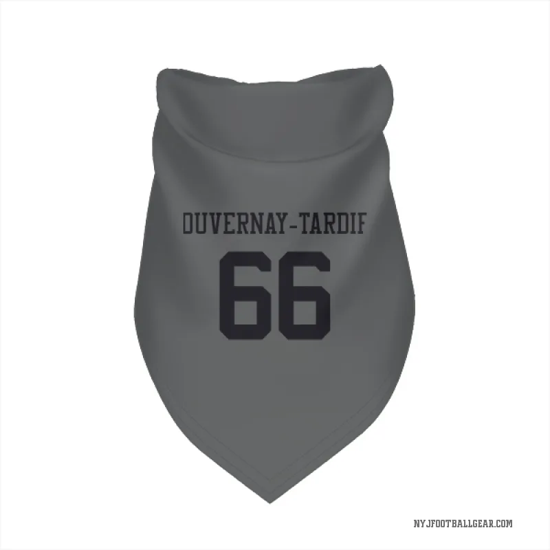 Laurent Duvernay-Tardif  Charcoal New York Jets  Cat & Dog Pet Bandana