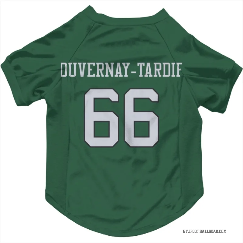 Laurent Duvernay-Tardif  Green New York Jets  Cat & Dog Pet Jersey