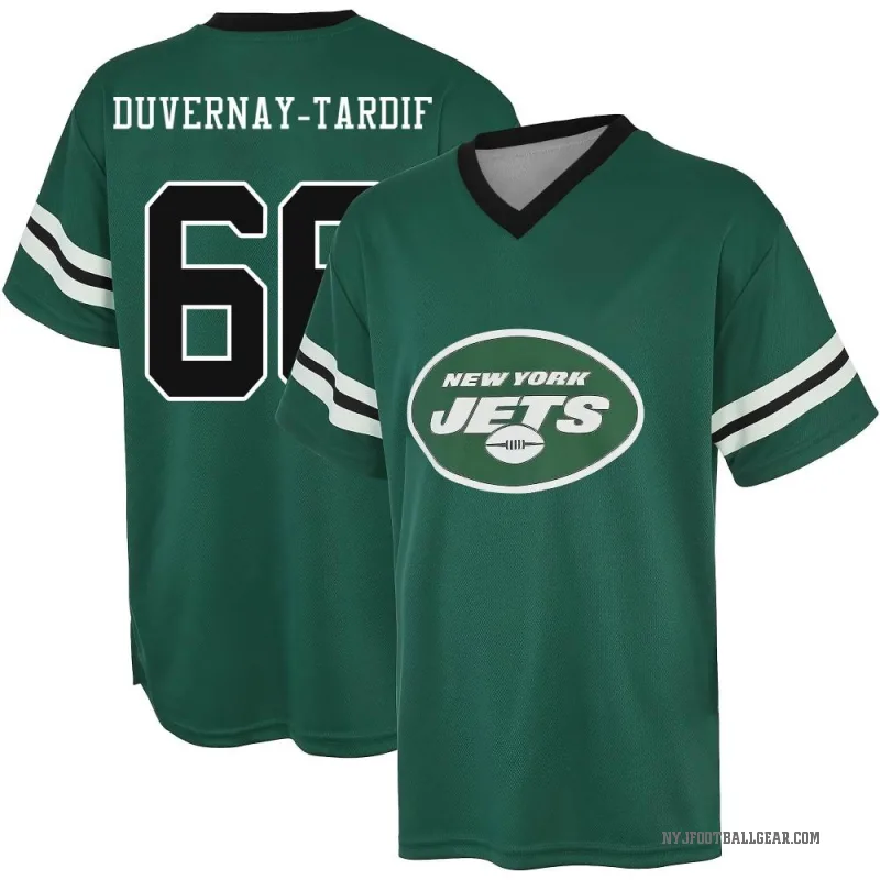 Laurent Duvernay-Tardif Men's Green New York Jets Game Day V-Neck T-Shirt