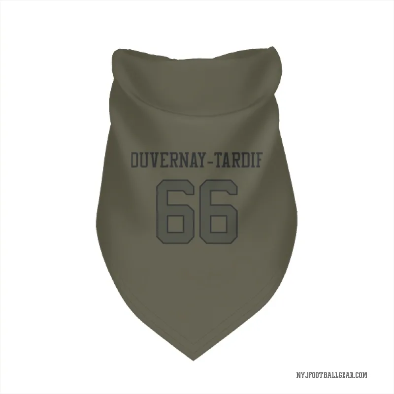 Laurent Duvernay-Tardif  Olive New York Jets  Cat & Dog Pet Bandana