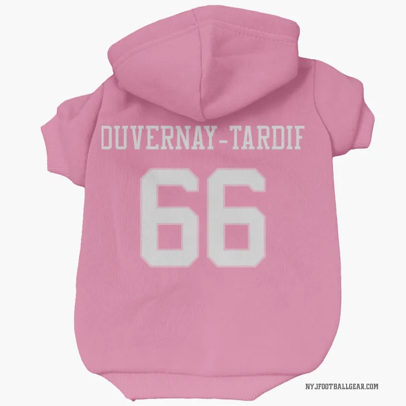 Laurent Duvernay-Tardif  Pink New York Jets  Cat & Dog Pet Hoodie