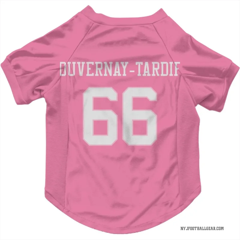 Laurent Duvernay-Tardif  Pink New York Jets  Cat & Dog Pet Jersey