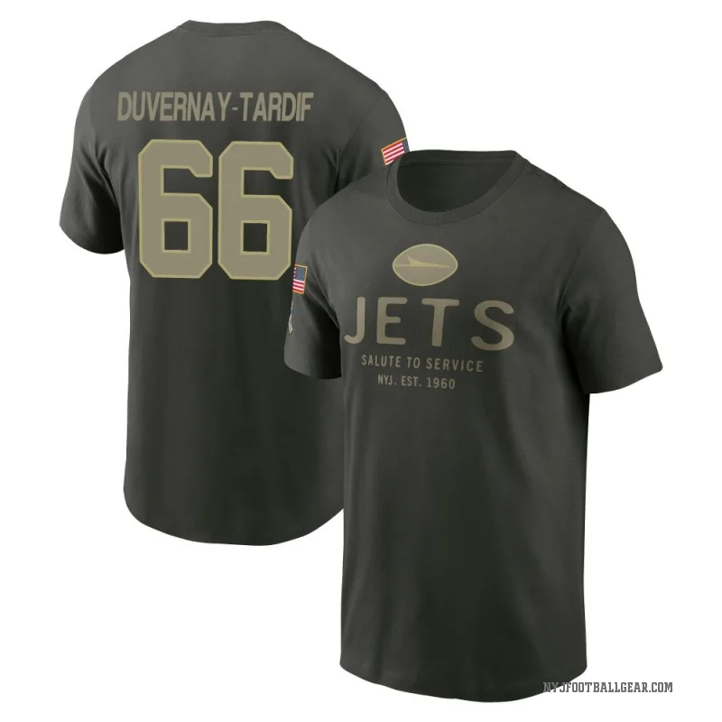 Laurent Duvernay-Tardif Youth Green New York Jets Forest/ 2025 Salute to Service Sideline Primary Edge T-Shirt