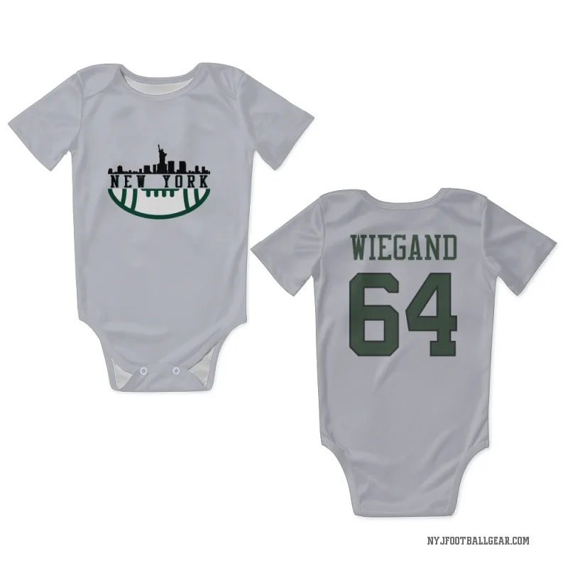 Leander Wiegand  White New York Jets  Newborn & Infant Bodysuit