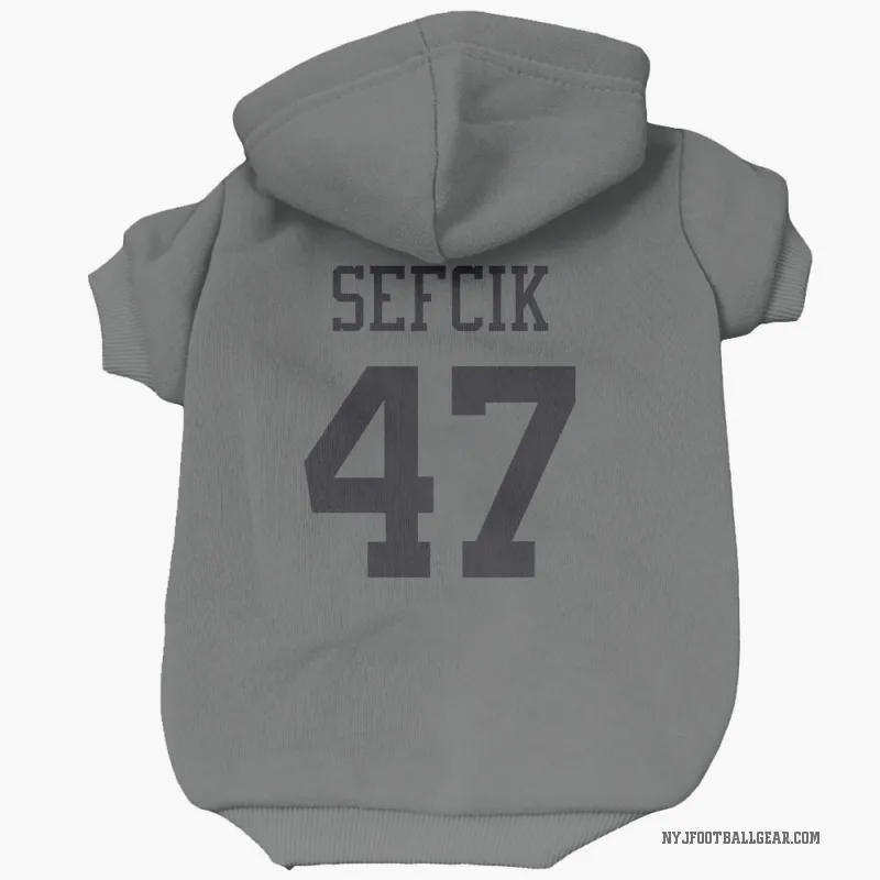 Lincoln Sefcik  Charcoal New York Jets  Cat & Dog Pet Hoodie