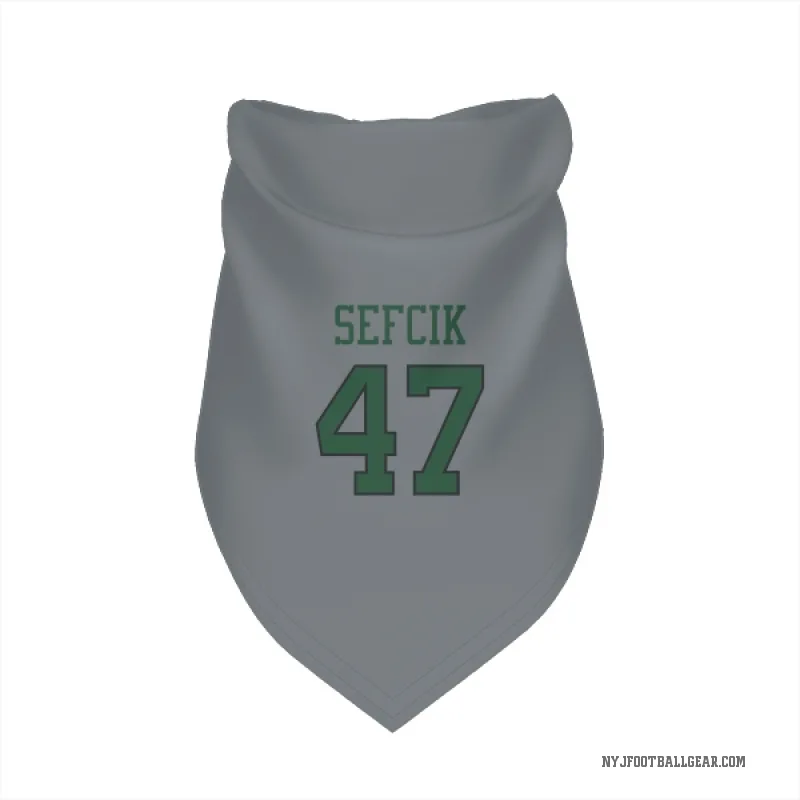 Lincoln Sefcik  Gray New York Jets  Cat & Dog Pet Bandana