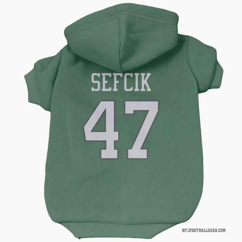 Lincoln Sefcik  Green New York Jets  Cat & Dog Pet Hoodie