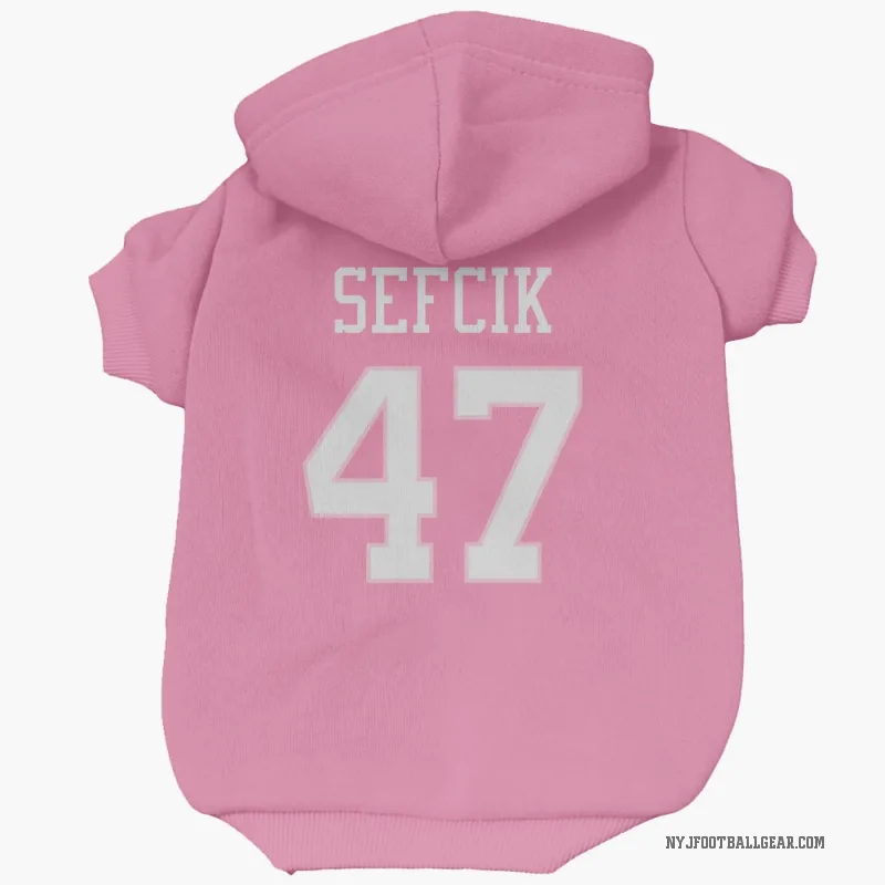 Lincoln Sefcik  Pink New York Jets  Cat & Dog Pet Hoodie