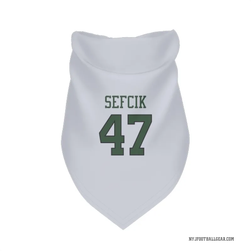 Lincoln Sefcik  White New York Jets  Cat & Dog Pet Bandana