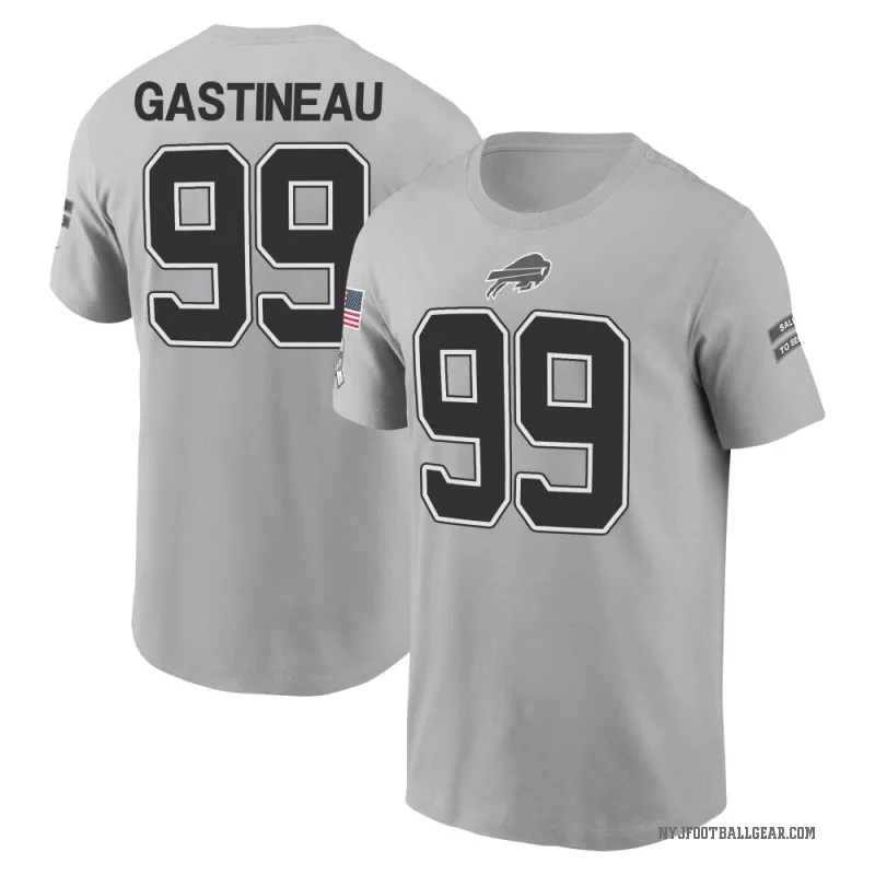 Mark Gastineau Men's Gray New York Jets 2024 Salute to Service T-Shirt