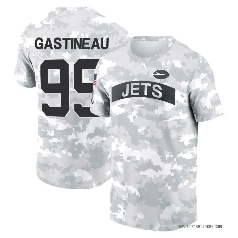 Mark Gastineau Youth Camo New York Jets Arctic 2024 Salute to Service Performance T-Shirt