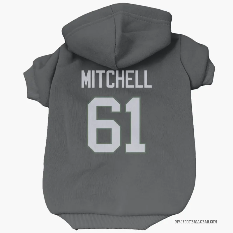 Max Mitchell Black New York Jets Cat & Dog Pet Hoodie