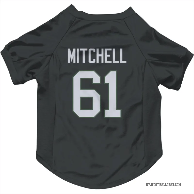 Max Mitchell Black New York Jets Cat & Dog Pet Jersey