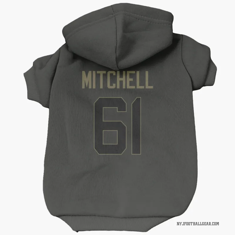 Max Mitchell Black New York Jets Service Cat & Dog Pet Hoodie