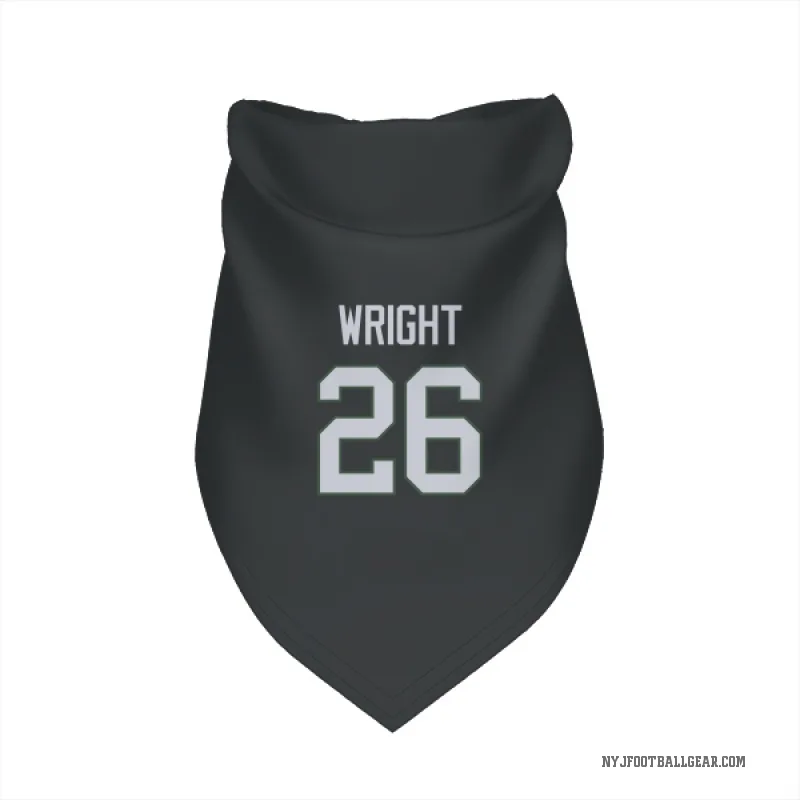 Nahshon Wright  Black New York Jets  Cat & Dog Pet Bandana