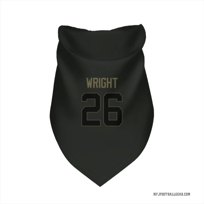 Nahshon Wright  Black New York Jets  Service Cat & Dog Pet Bandana