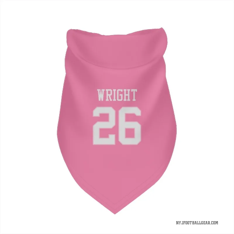 Nahshon Wright  Pink New York Jets  Cat & Dog Pet Bandana