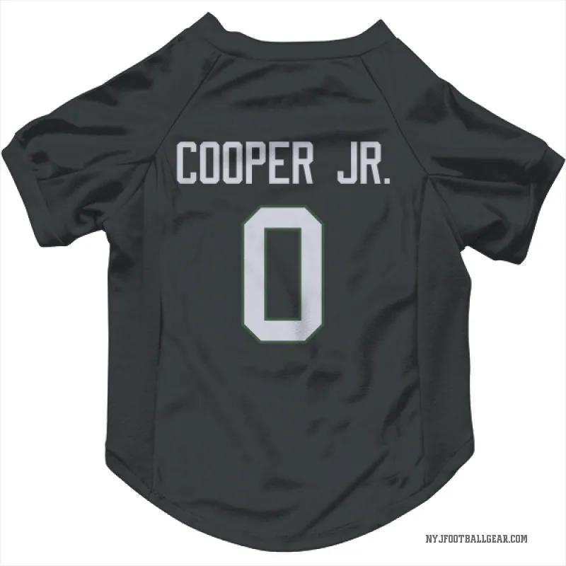 Omar Cooper Jr.  Black New York Jets  Cat & Dog Pet Jersey