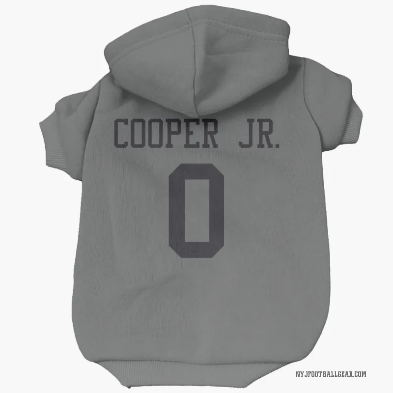Omar Cooper Jr.  Charcoal New York Jets  Cat & Dog Pet Hoodie