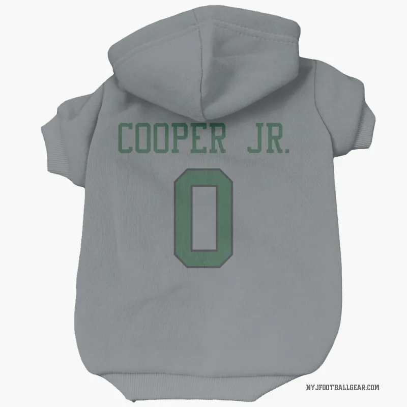 Omar Cooper Jr.  Gray New York Jets  Cat & Dog Pet Hoodie