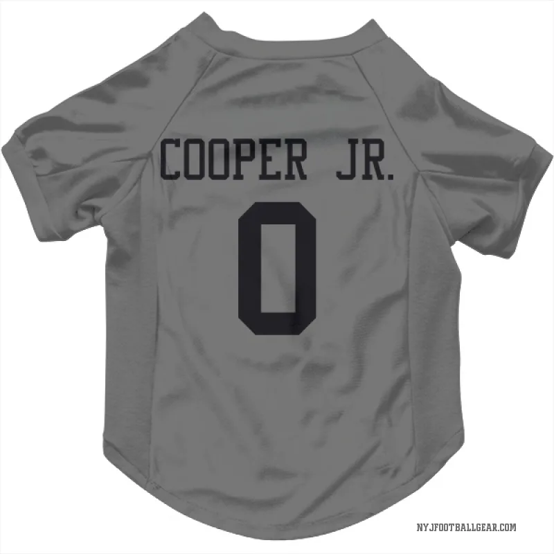 Omar Cooper Jr.  New York Jets   Silver Cat & Dog Pet Jersey