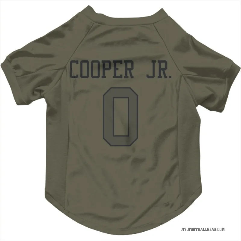 Omar Cooper Jr.  Olive New York Jets  Cat & Dog Pet Jersey