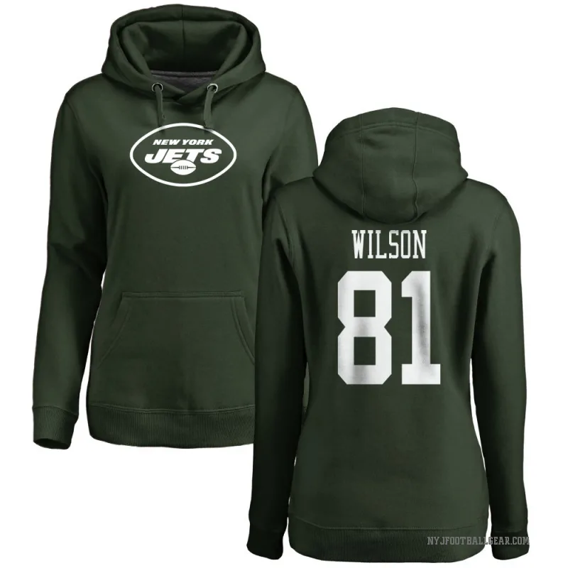 Ontaria Wilson Women's Green New York Jets Pro Line Logo Pullover Hoodie