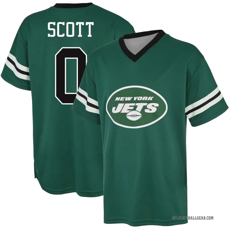 Sam Scott Men's Green New York Jets Game Day V-Neck T-Shirt