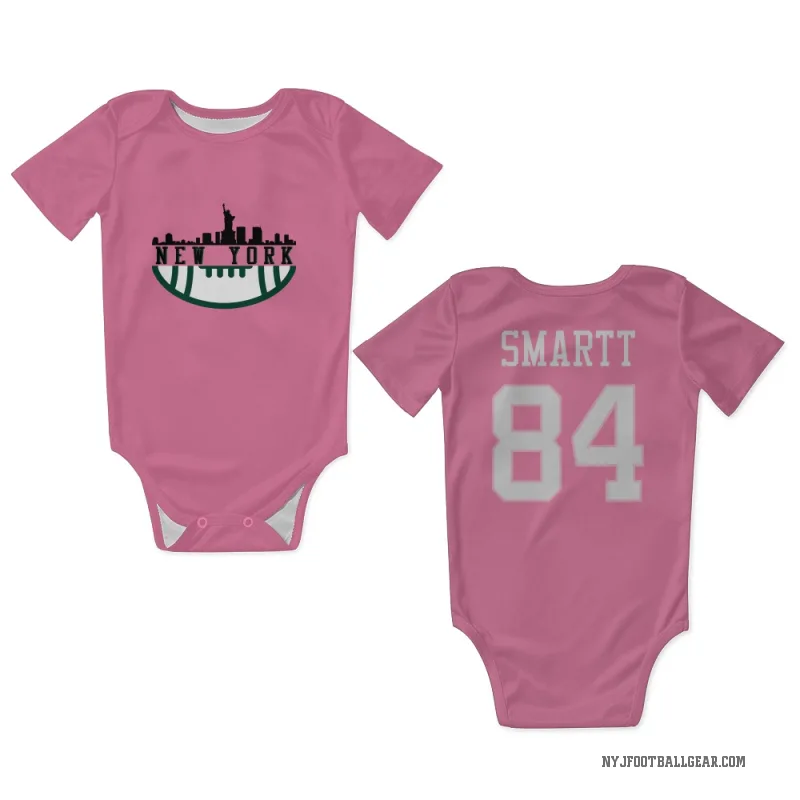 Stone Smartt Pink New York Jets Newborn & Infant Bodysuit