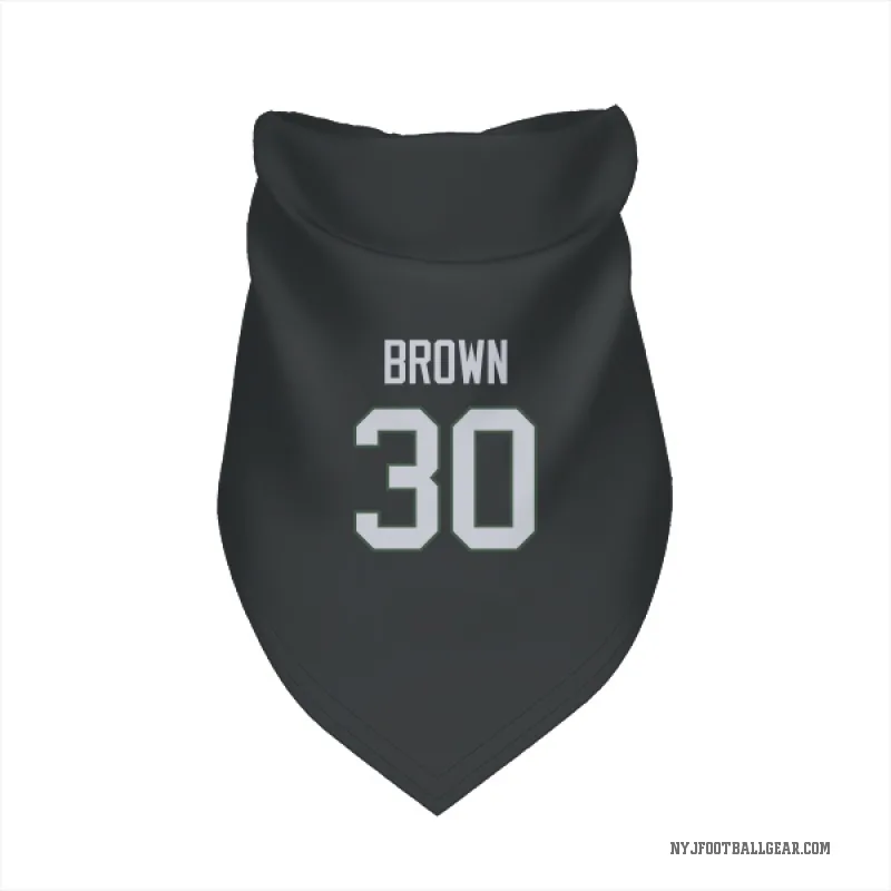 Tre Brown  Black New York Jets  Cat & Dog Pet Bandana